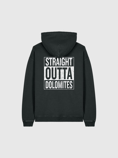 Hooded Straight Outta Dolomites Sweat