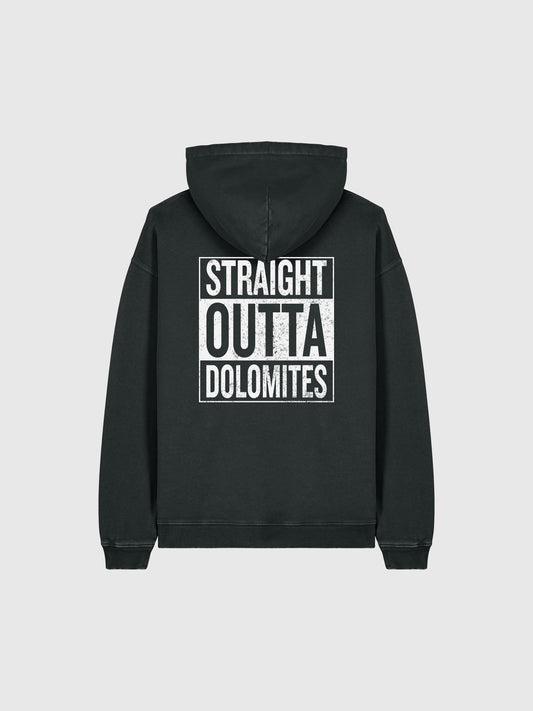 Hooded Straight Outta Dolomites Sweat