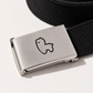 Black Out II Clip Belt with metal alpaca buckle