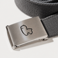 Grey Out II Clip Belt with metal alpaca buckle