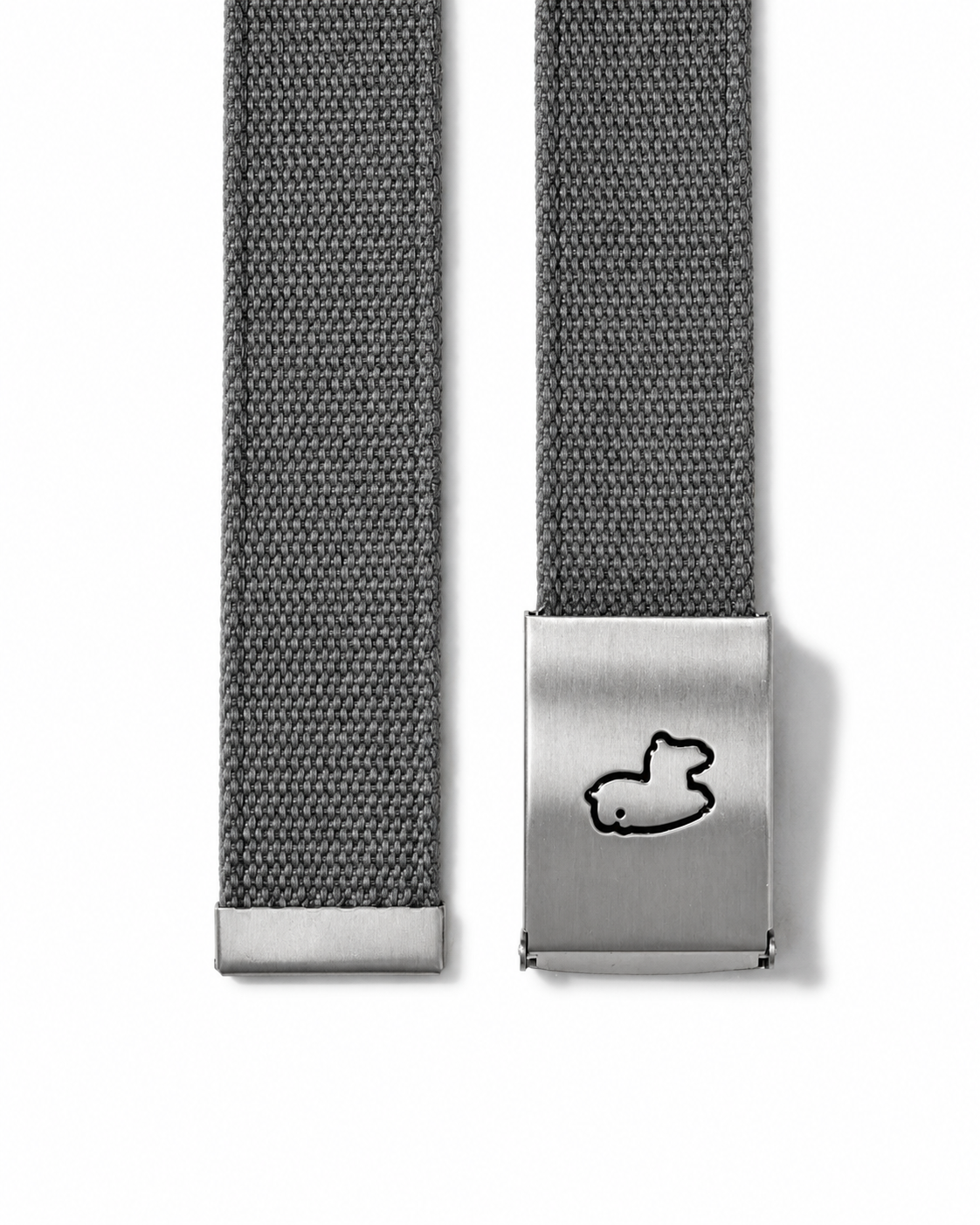 Grey Out II Clip Belt with alpaca buckle detail